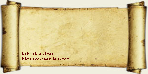 Jelena Perunović vizit kartica